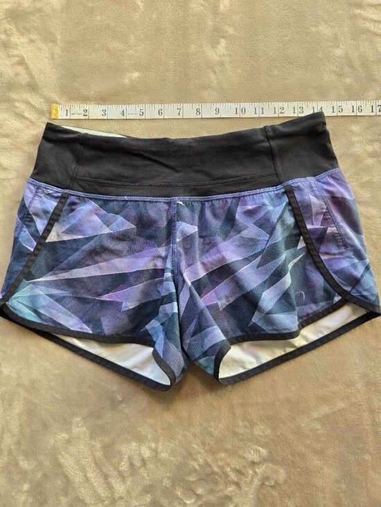 lululemon athletica Pants - Lululemon athletic running shorts purple tones size 4